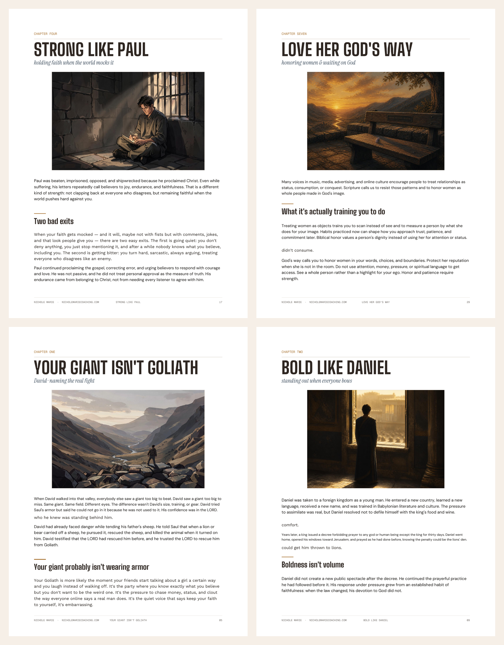 Take a peek inside: 42 pages of NIV-verified teaching for young men
