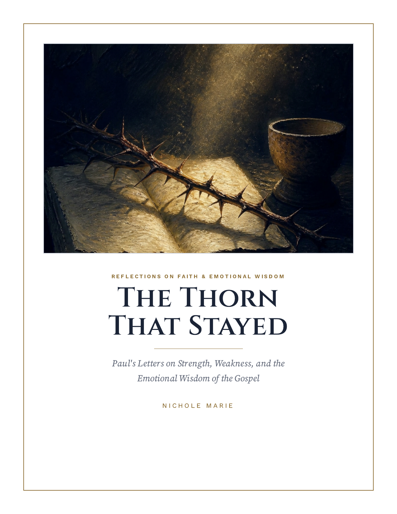 The Thorn That Stayed — workbook cover