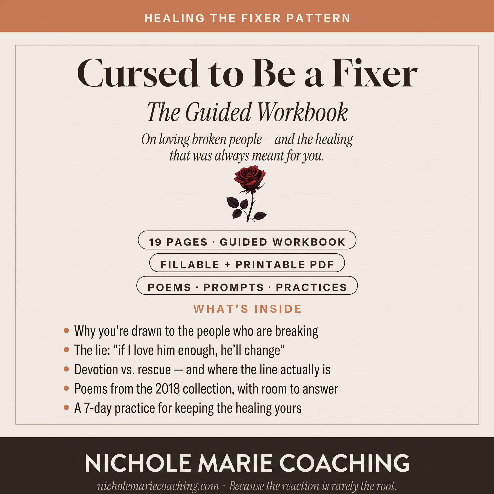 Cursed to Be a Fixer — workbook cover