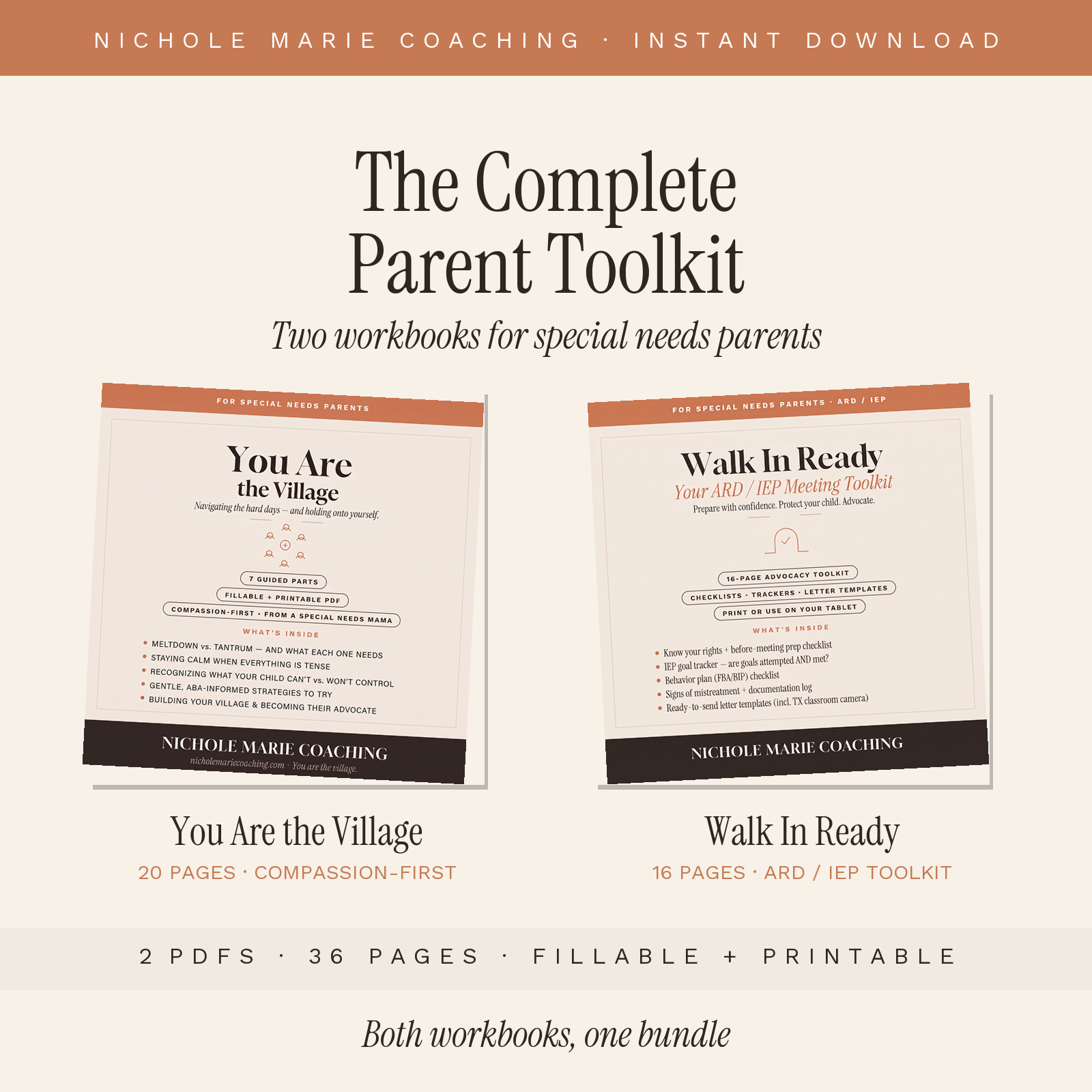 The Complete Parent Toolkit — workbook cover